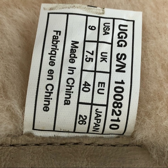 COPY - UGG ROSEN BELTED BUCKLE BROWN LEATHER BOOT with WOOL LINING size 9 - Picture 6 of 8